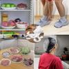 Disposable shower cap Waterproof Woman Head Hair Cover beauty and hair cap for hotels Elastic Plastic Food Cover Bathing Hat