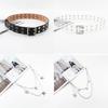 Fashion Double Breasted Design Women Waist Belt And Butterfly Metal Chain Decor