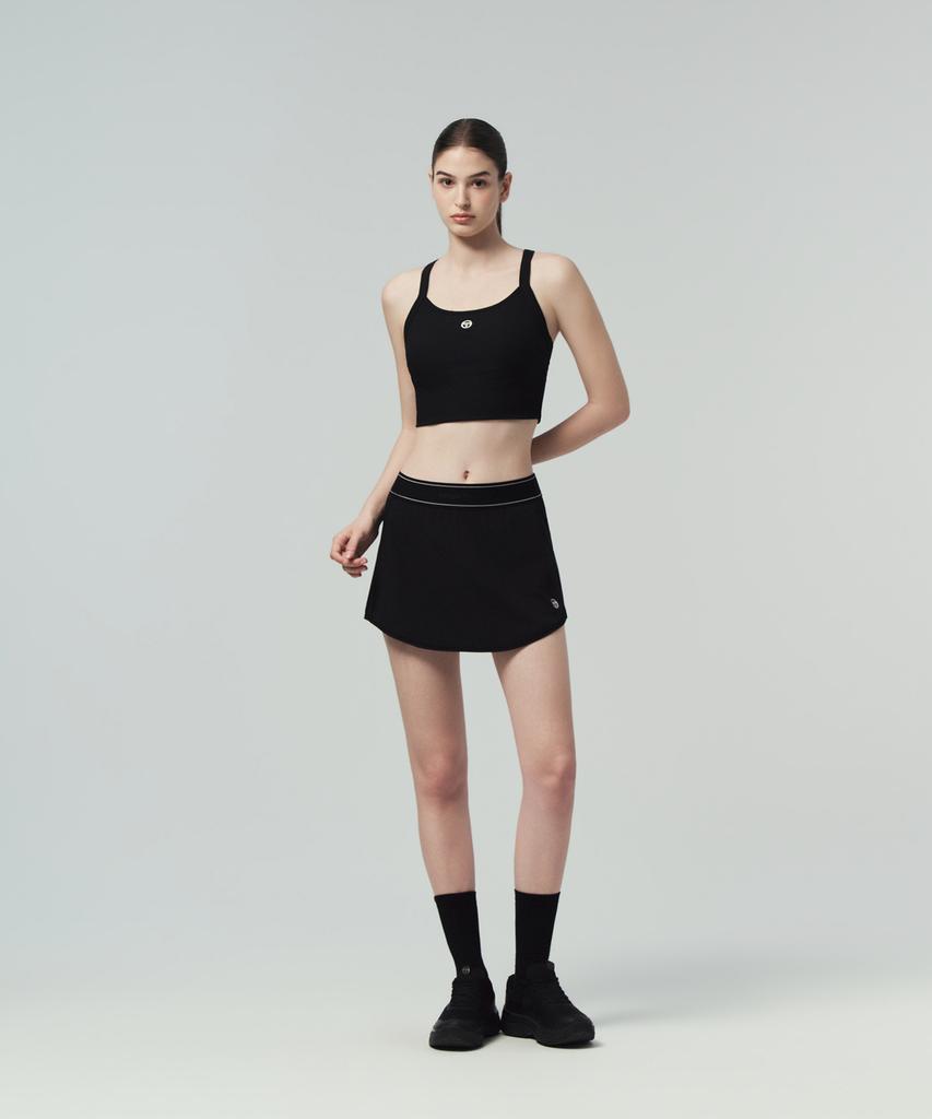 SERGIO TACCHINI W Lightweight Woven Skirt (Black)