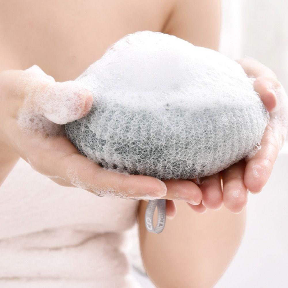 Body Scrubber Cleaning Brush Bathroom Supplies Flower Bath Rub Massage Bath Ball for Bathroom