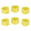 100Pcs Bird Foot Rings Bands 10mm 001-100 Numbered Pigeons Identify Clip Poultry SupplyYellow