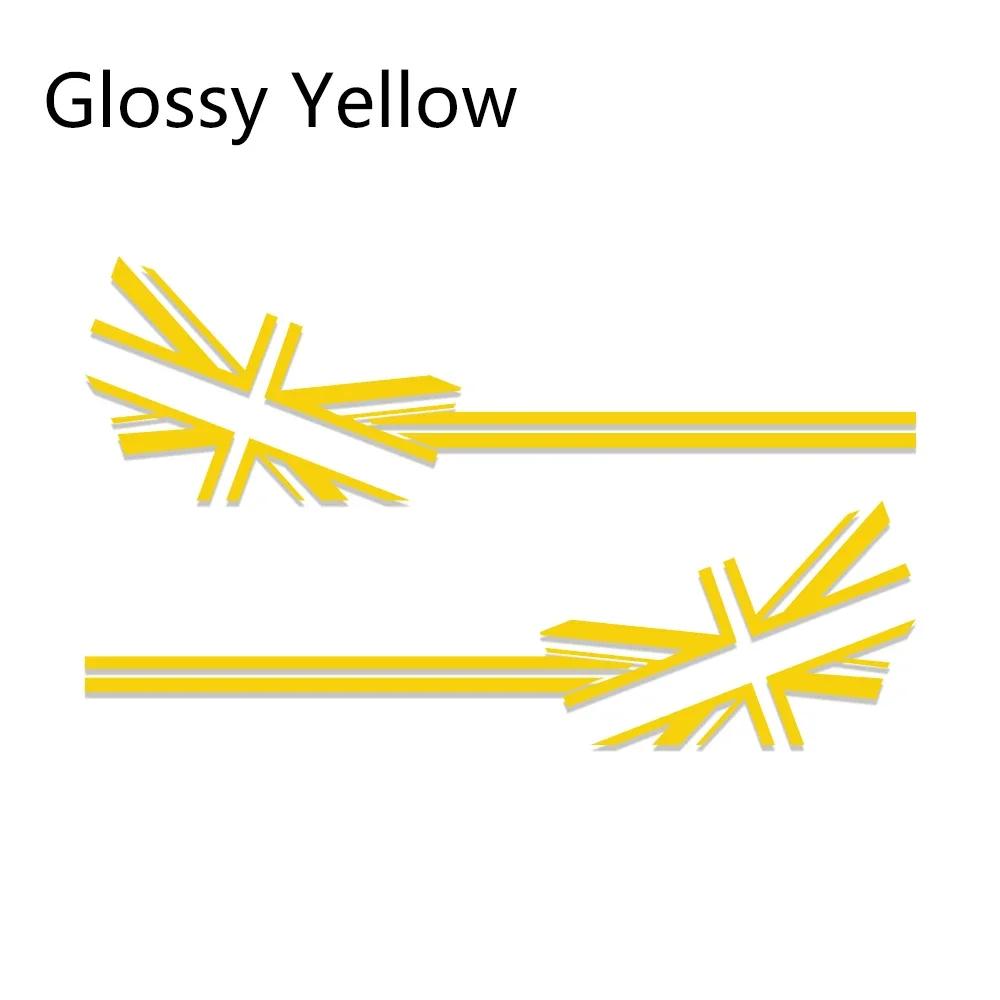 Car Sticker Flag Style Side Stripe Decals Accessories for Mini Cooper R56 R57 R58 R50 R52 R53 R59 R61 R60 F60 F55 F56 F54