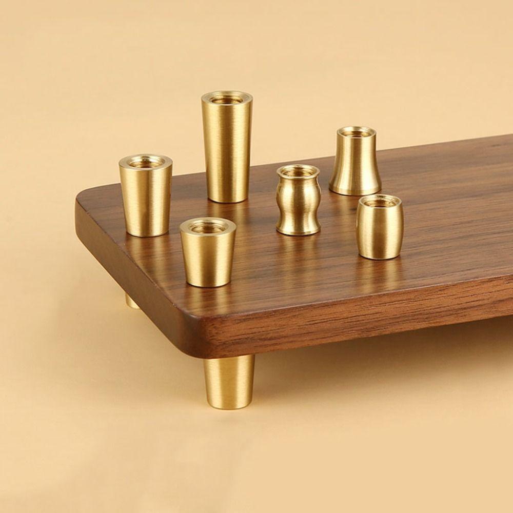 Durable Pure Copper Furniture Feet Artware Pallet Foot  Furniture Protector Bottom