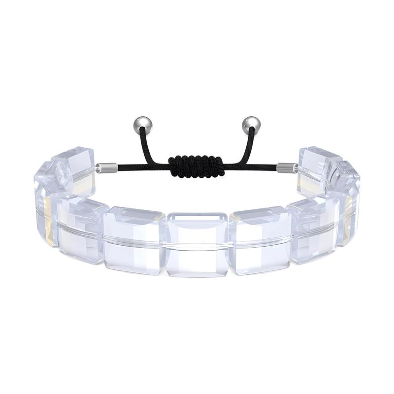 Swarovski Letra Tai Chi Yin Yang artificial crystal bracelet for women 5614979 белый