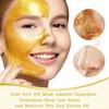 Gold Peel Off Mask 98.4% Gold Foil Face Mask for Blackheads Wrinkles Deep Cleansing 2PC