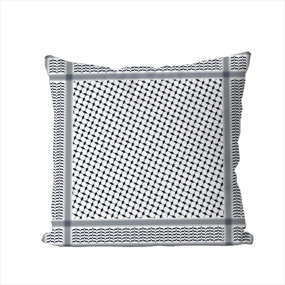 Arabic Keffiyeh Pillow Case For Car Sofa Decorative Home Doublesided Print Plush Square Throw Pillow Cushion Cover