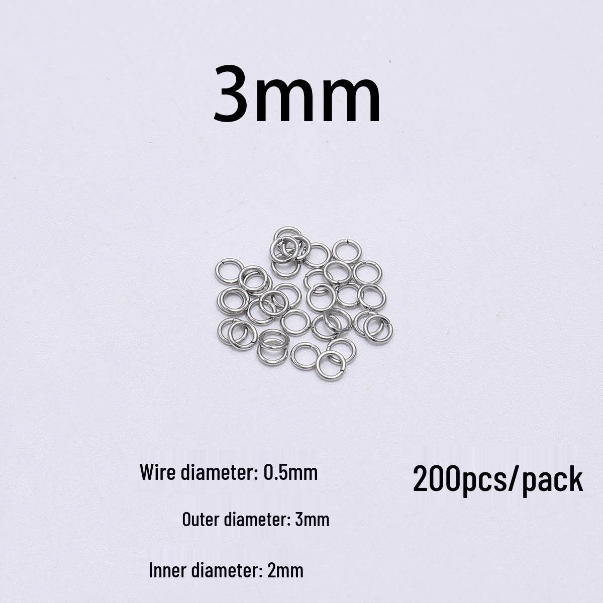 

Плоское одинарное соединительное кольцо из нержавеющей стали для ювелирных аксессуаров своими руками 1.0*10mm, 200pcs/pack