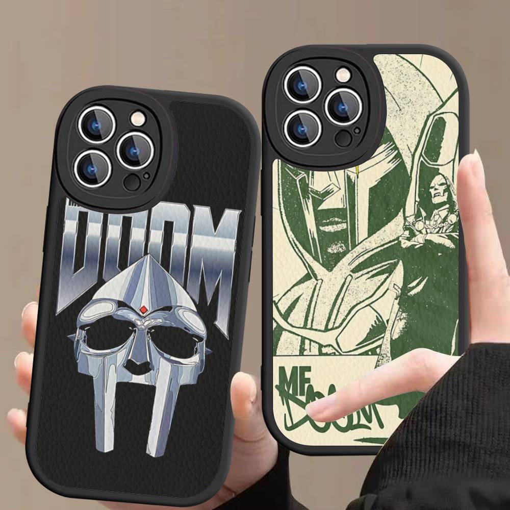 Underground Hip Hop M-MF-DOOM For IPhone 16 15 14 16E 13 12 11 Pro Max Plus Phone Leather Case