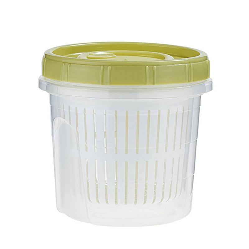 Effective Scallion Storage Container Portable Kitchen Scallion Freshness Keeping Container for Cooking Preparation