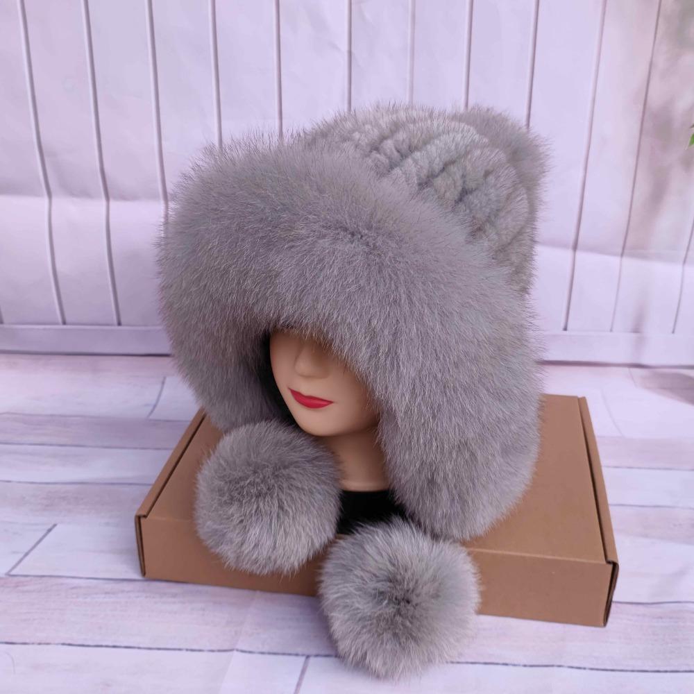 High-end Women's Hats New Warm Thickened Caps