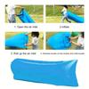Inflatable Sofa Bag Portable Camping Sofa Mattress Music Festival Recliner Outdoor Mat Air Cushion Beach Lounger