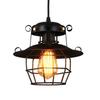 Industrial Style Vintage Chandelier Bar Coffee Restaurant American Bird Cage Personality Creative Iron Single Head Lamps