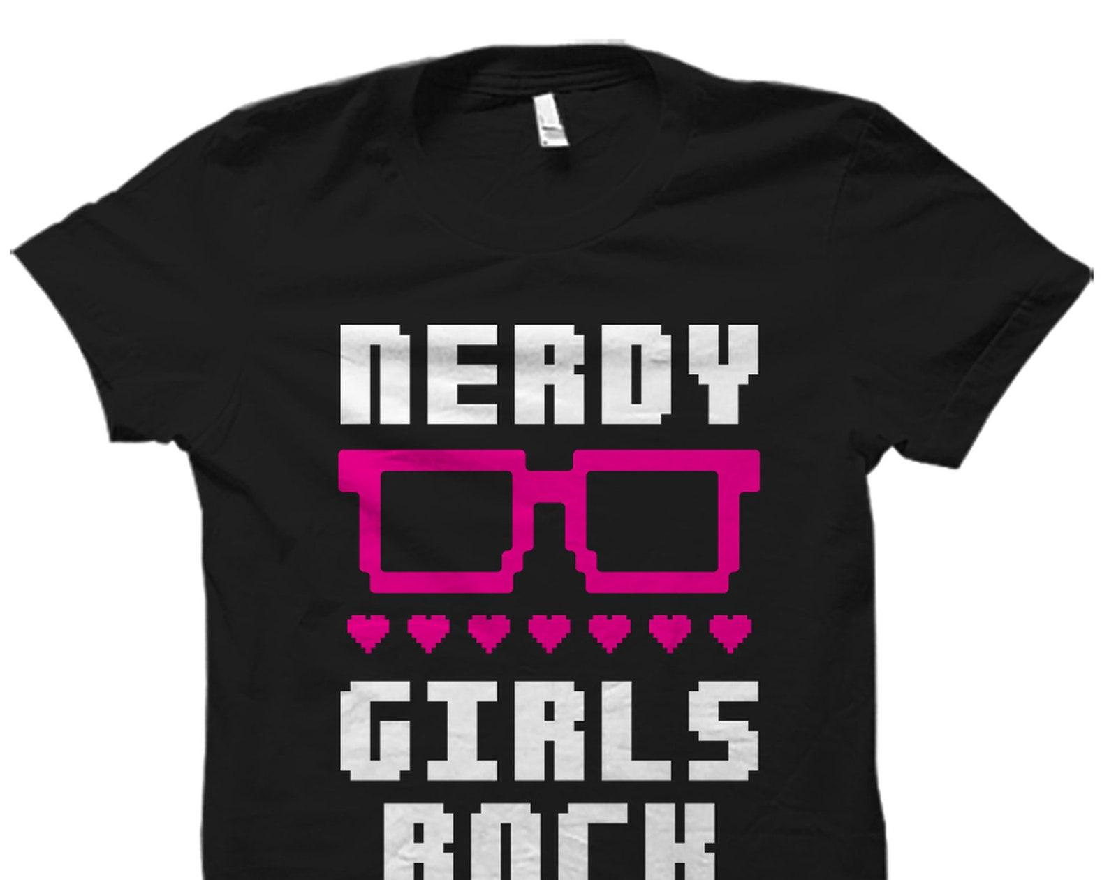 Nerdy Girl Shirt. Nerdy Girl Gift. Nerdy Wife Gift. Nerdy Girlfriend Gift. Gift for Nerdy Girl. Nerdy Wife Shirt. Nerdy Shirt. Nerd #OS3698 L