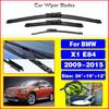 Wiper Front Rear Wiper Blades Set For BMW X1 E84 2009-2015 2010 2011 2012 2013 Windshield Windscreen Front Rear Window 24"19"12"