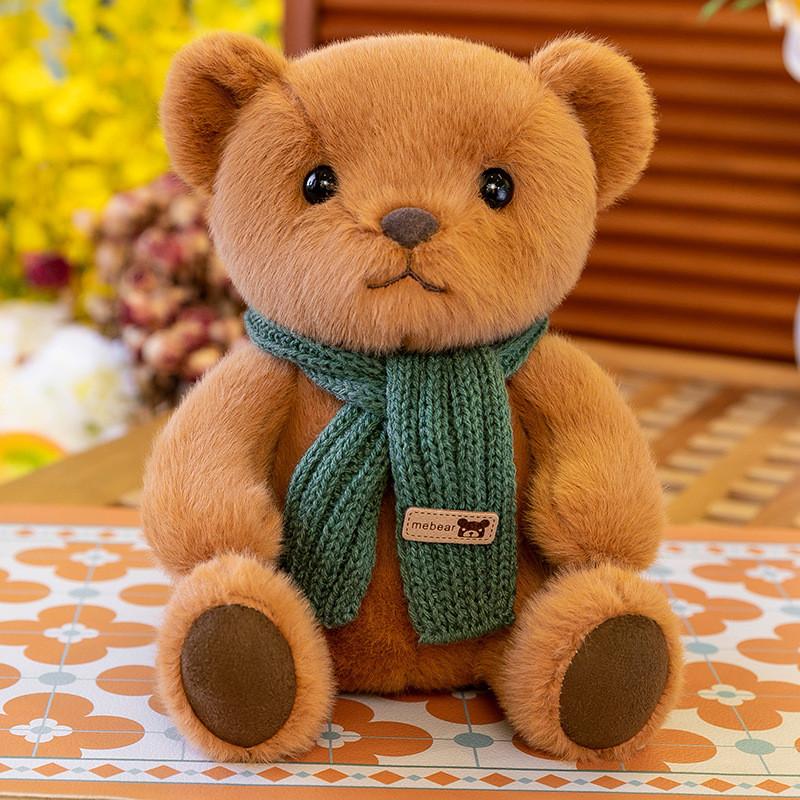 Panda Scarf Bear Plush Toy Room Decoration Ornaments Children Gift Festivals