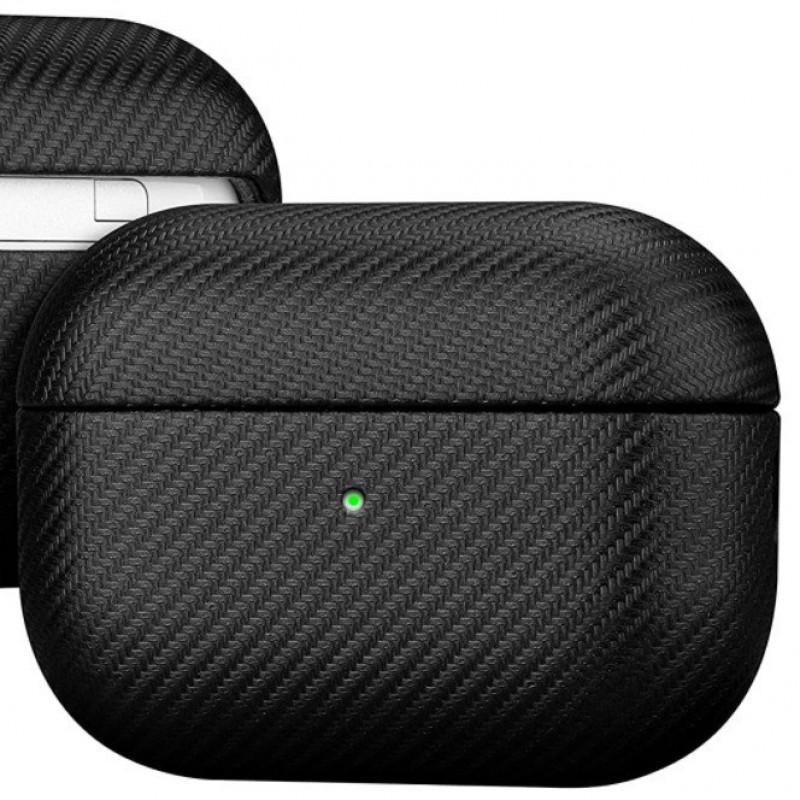Carbon Fiber Earbud Case AirPods Pro 2 Full Cover Protective Sleeve Handmade Black