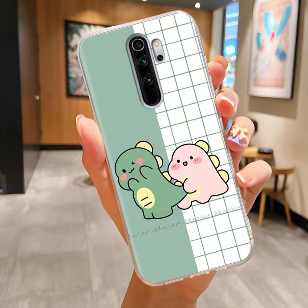 TPU Phone Cases For Redmi Note 8 Pro Case Clear Lovely Flowers Lightweight Cover For Xiaomi Redmi Note8 Pro Phone Housing Fundas