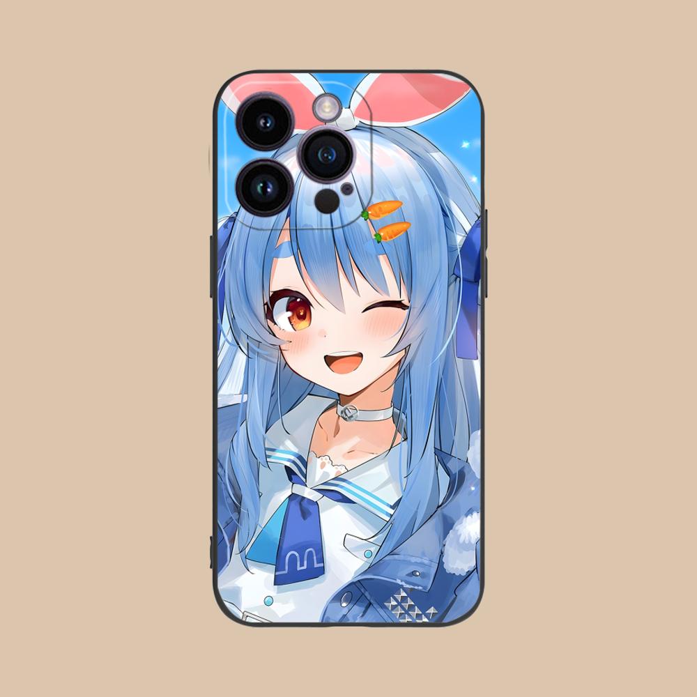 Holo Usada Pekora Matte TPU Mobile Phone Case for iPhone 17 16 15 14 13 12 11 X XR XS 8 7 Air Pro Max Plus Mini Colorful Cover