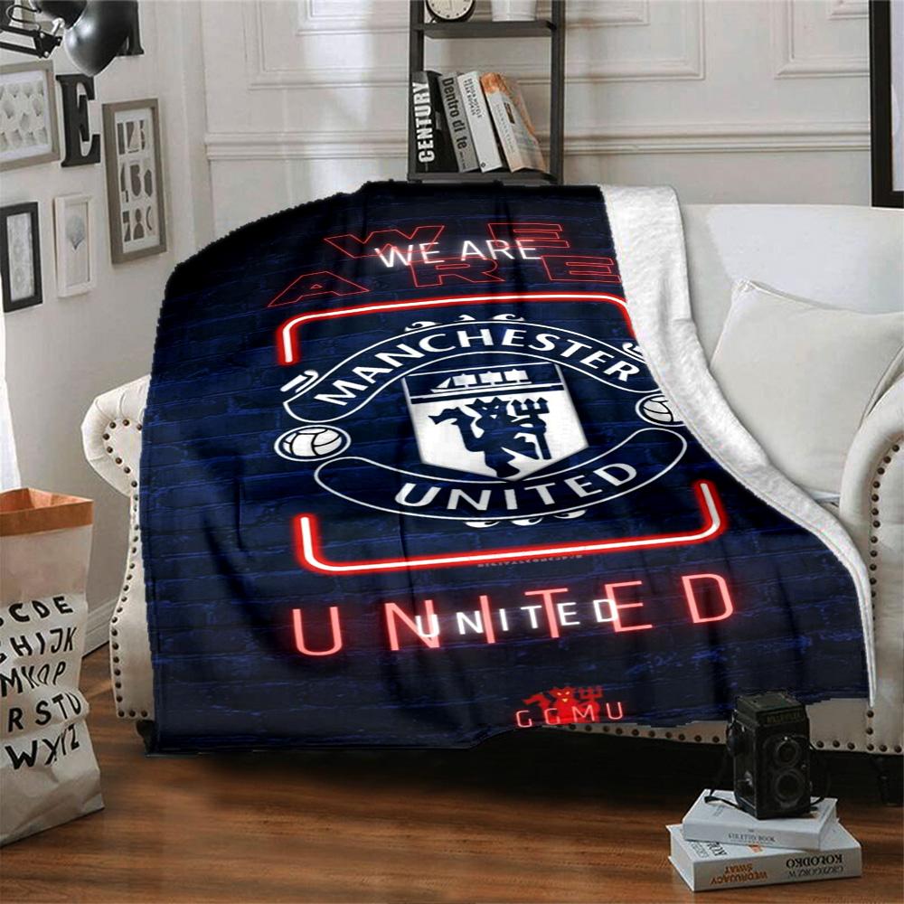 Manchester Blanket Ultra-Soft Perfect for Bedding Couch Office Chair for All Occasions Modern Style Gifts For Family Or Friends