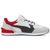 Scuderia Ferrari x Puma Low Racer Weiß Schwarz Rosso Corsa Herren Sneaker 307043-02