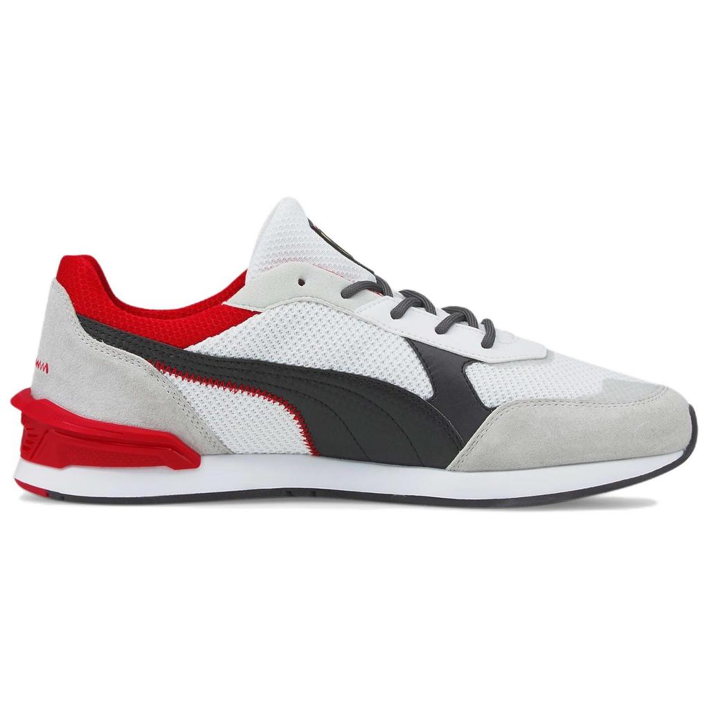 Scuderia Ferrari X Puma Low Racer White Black Rosso Corsa Men Sneakers 307043-02
