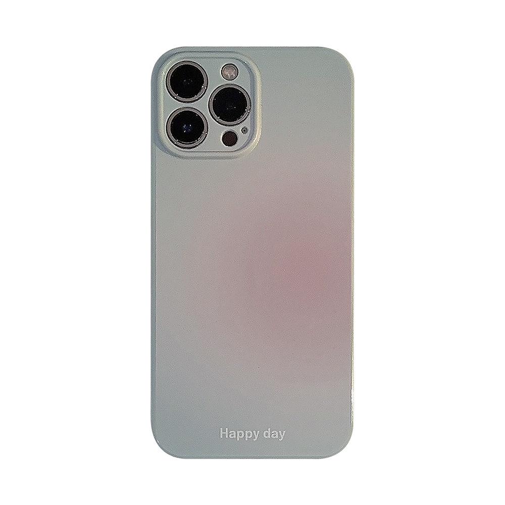 Gradient Solid Color Iphone14 Phone Case 12 Apple 13 Suitable for 11 Macaron 15pro Gentle 16pro Max