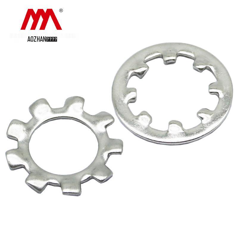 Aozhan Aofeng 304 Stainless Steel Internal/External Tooth Lock Washer, Anti-loosening GB861.1/GB862.1.
