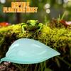 Turtle Leaf Basking Habitat Terrace Suction Cups Tank Accessories For Dwarf Frogs Leopard Gecko Toads Leaf Shape Decor For
