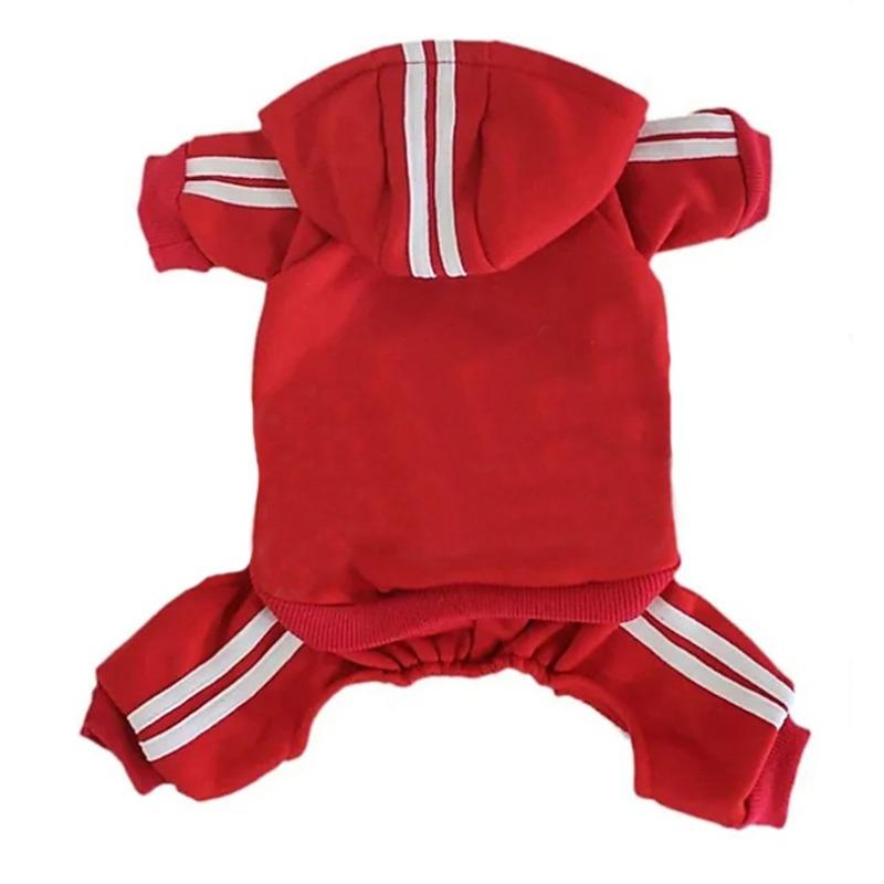 1pc Outdoor Sports, Hooded Pets, Four Legged Clothes Cat and Puppy Clothing Is Suitable for Small and Medium-sized Dogs, As Well As Cats and Pets weight about 1-1.5kg