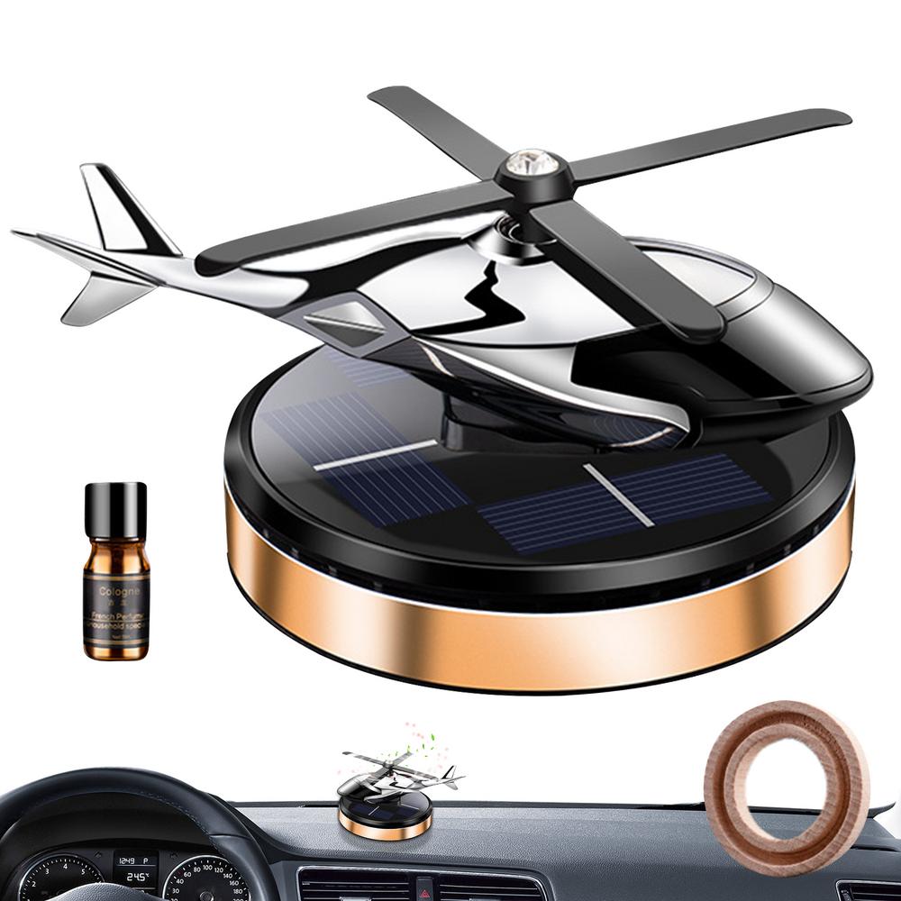 

Солнечный вращающийся автомобильный освежитель воздуха Вертолет Солнечный вращающийся автомобильный освежитель воздуха Стойкий аромат Вращающаяся солнечная ароматерапия золотой