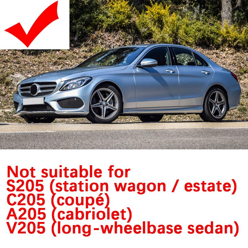 Car Mesh Sunshade For Mercedes-Benz C-Class W205 Sedan 2014~2021 2018 Sun Visor Window Shade Privacy Curtains Auto Accessories