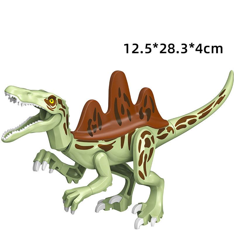 Jurassic Dino World Store Dinosaurfigurer Klosser Byggeklosser Velociraptor T-Rex Triceratops Indominus Rex Leker For Barn