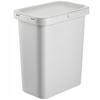KADAX Hanging Trash Can 12L Gray Container for Sorting with Handle