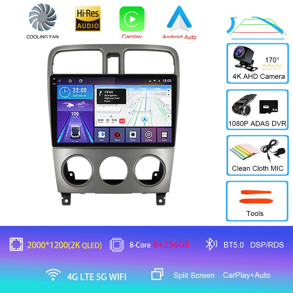 Android 14 For Subaru Forester Spoiler 2004 2005 2006 2007 2008 Radio Multimedia Video Player Navigation GPS WIFI BT DSP Stereo