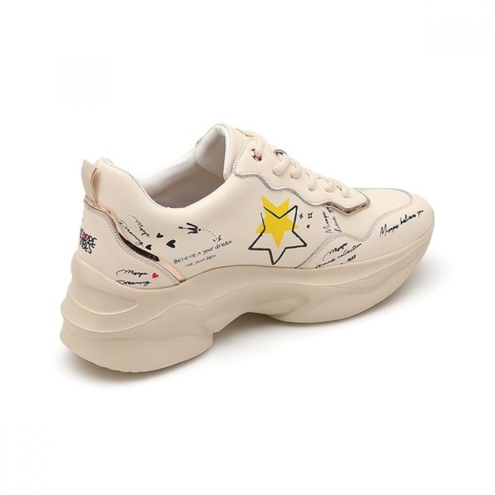 Misope Women Ugly Shoes Lettering 7cm 2color 012130009