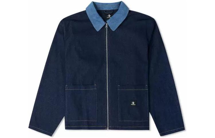 Converse Men s Denim Shirt Jacket Night Indigo 10024867-A01 XL