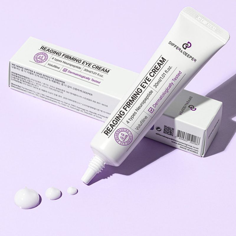 differndeeper Re-Aging Firming Eye Cream 30ml single type