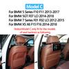 Car Left Right Seat Backrest Leather Pocket Cover For BMW 5 GT X5 X6 7 Series F10 F11 F07 F01 F02 F15 F16 730 735 740