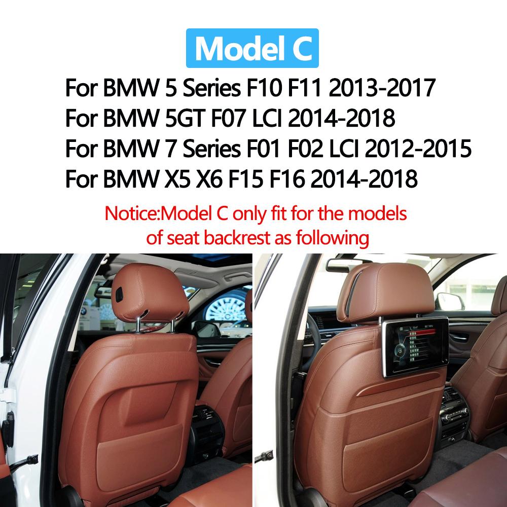 Car Left Right Seat Backrest Leather Pocket Cover For BMW 5 GT X5 X6 7 Series F10 F11 F07 F01 F02 F15 F16 730 735 740