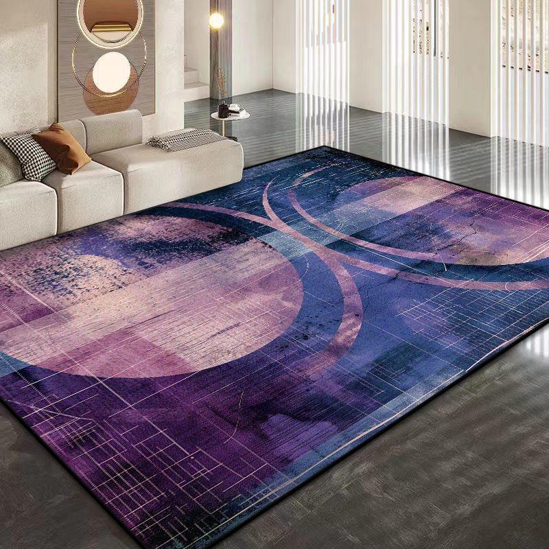 Modern Abstrakt Großformat Wohnzimmerteppich Weich Rutschfest Garderobe Sofatischmatte Leicht zu Reinigen Raumdeko Teppich Maschinenwaschbar