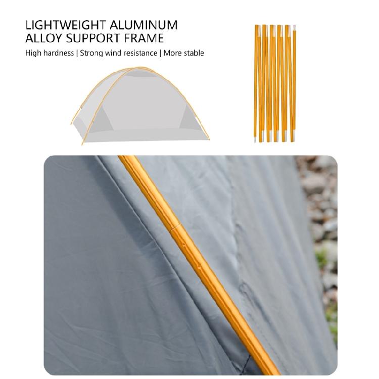 Light Camping Tent Frame Replacement Aluminum Poles 0.8cm Diameter For Outdoor Shelter Build Up