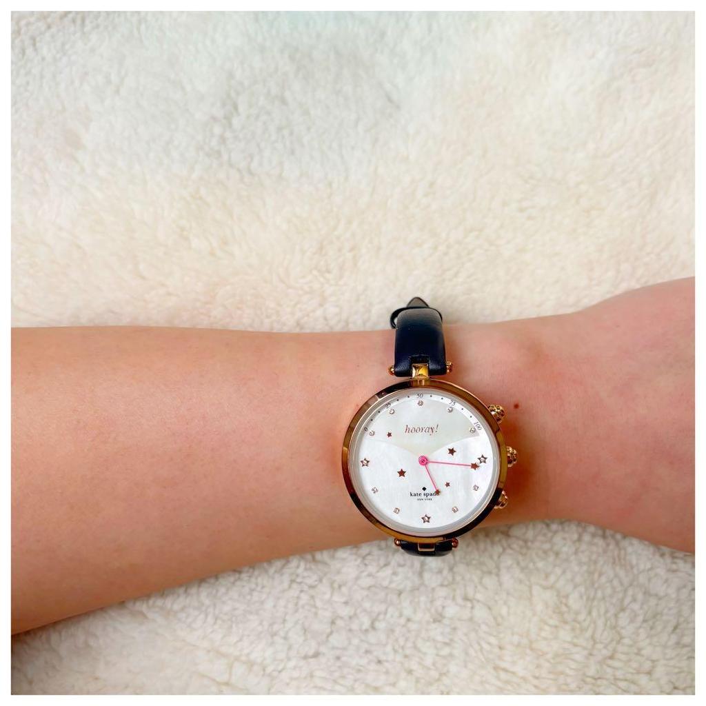 Used [With Box] Kate Spade Wristwatch Ladies Navy Dead Battery Popular Model