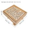 Wooden Ball Game Maze Educational Enhances CoordinationLabyrinth Puzzle Toy For Adults Kids
