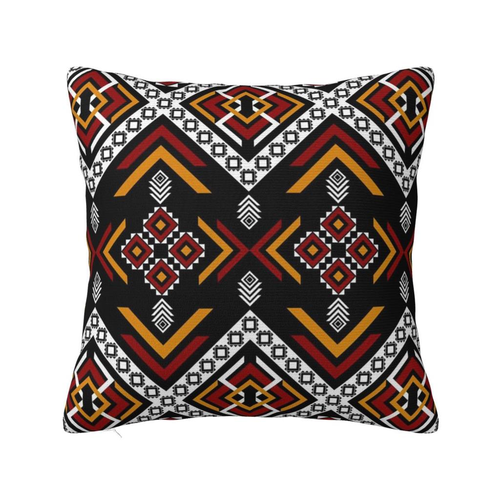 African Ankara Wax Print Square Pillowcase Cushion Cover Pillow Case Throw Pillow Cover for Home Bedroom Car