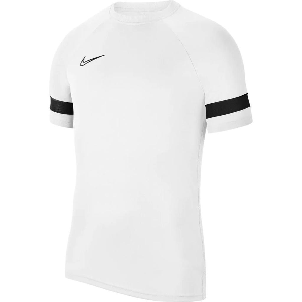 Nike Logo Print Crew Neck Straight Cut Short Sleeve T-Shirt Men Tops White CW6101-100