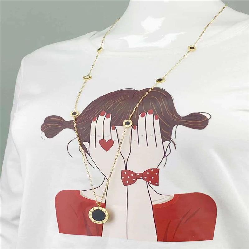 Titanium Steel Hip Hop Style Fashion Scooter Pendant Necklace for Men and Women