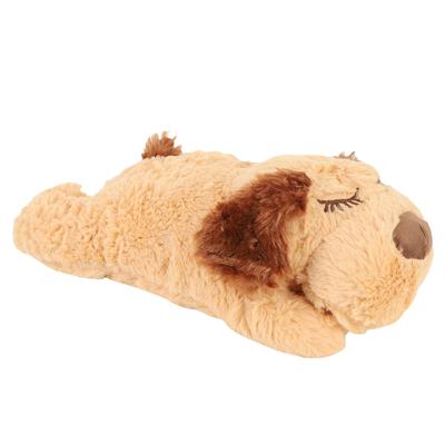Heartbeat Puppy Toys Interactive Stuffed Animal Heartbeat Plush Toy for Pet Behavioral Sleep Calming Aid