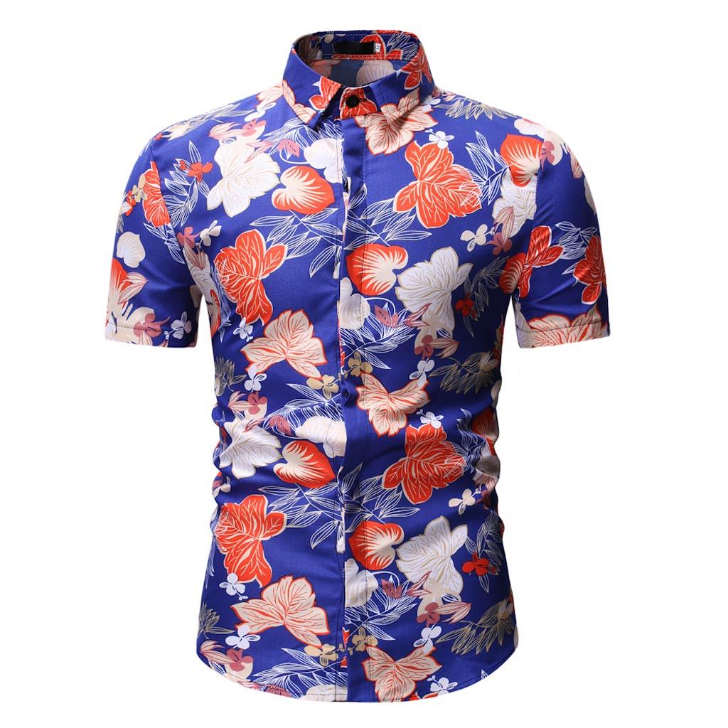 Mens Shirts Short Sleeve Casual Fashion Printing Lapel Camouflage Short Sleeve Shirt Mens Shirts Short Sleeve Casual Fashion Printing Lapel Camouflage Short Sleeve Shirt
