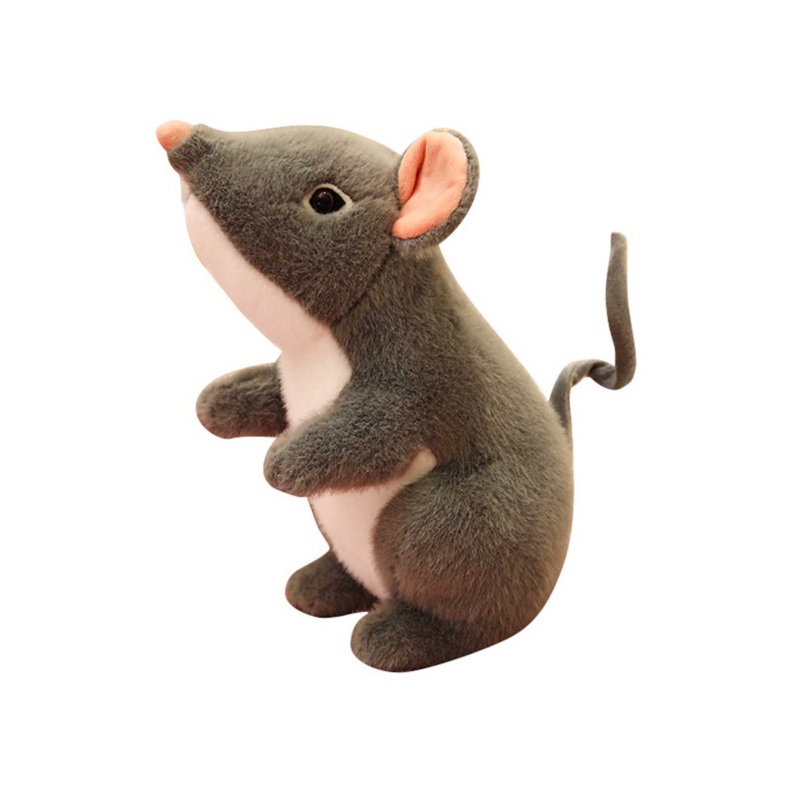 

Realistic Rat Mouse Plush Toy, Soft Stuffed Animal Figurine