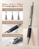 STAGEEK Mechanical Pencil Set Leather Case Metal Drawing Mechanical Pencil Set with Mechanical Lead 2H 2B 4B Art Sketch Design Mechanical Pencil